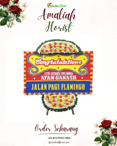 Bunga Papan Congratulation di Piai Tangah